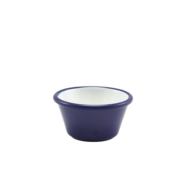 GENWARE | MELAMINE BLUE AND WHITE TWO TONE RAMEKIN 59ML X 24 | E278-60