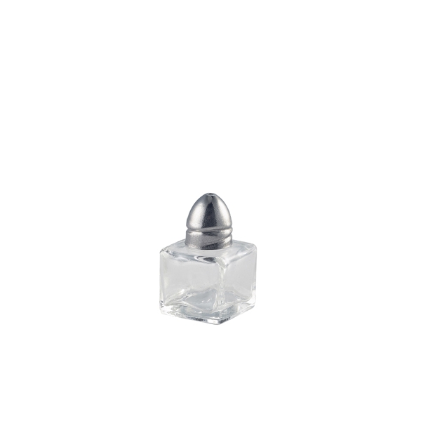 GENWARE | INDIVIDUAL GLASS SALT POT 30 X 30 X 50MM X 48 | 008-1
