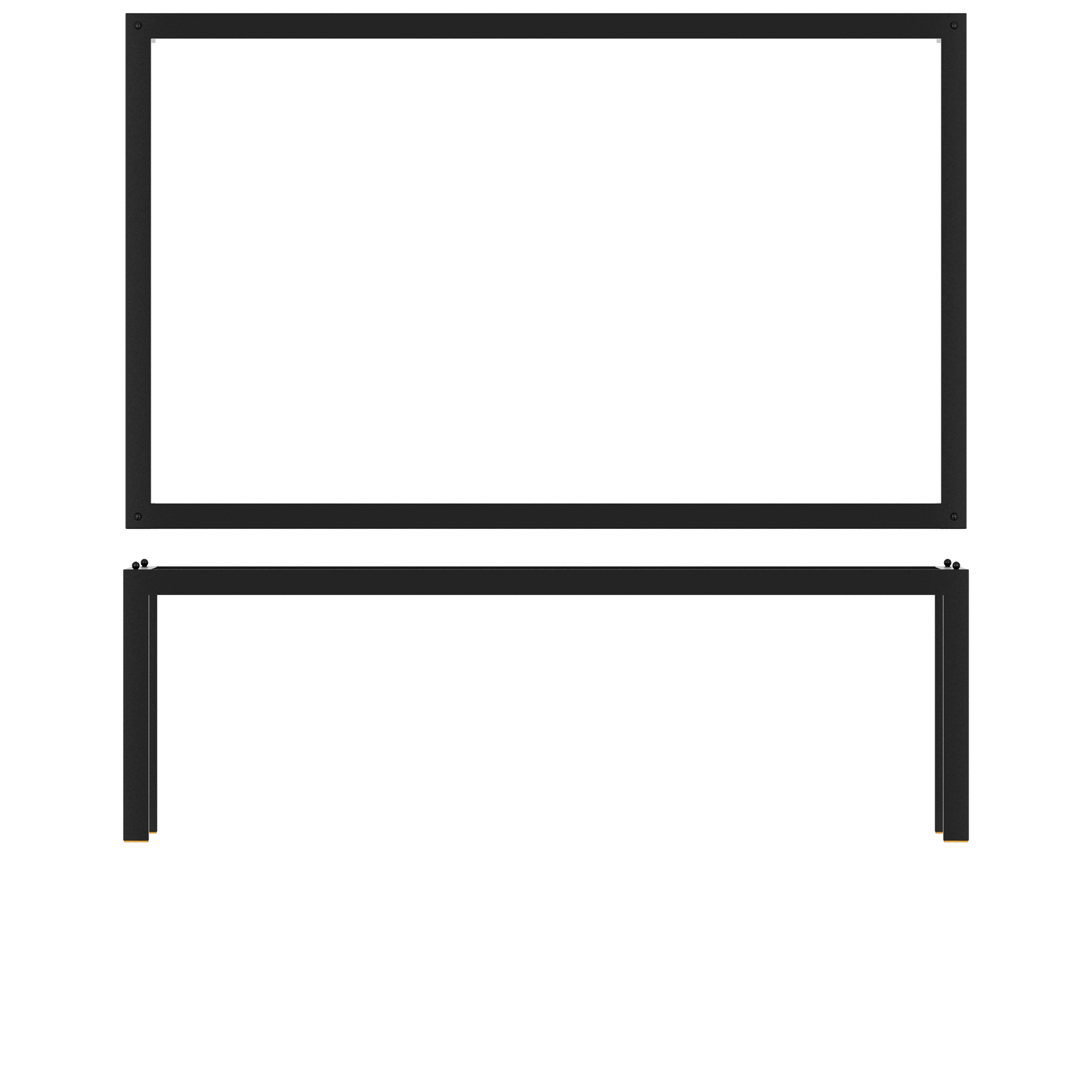 GENWARE | BLACK LUXOR METAL GN 1/1 RISER 53 X 32.5 X 17CM | LX111702