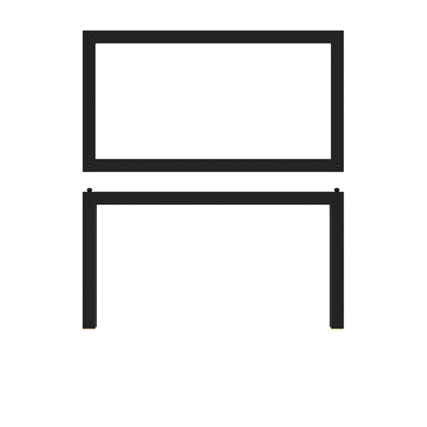 GENWARE | BLACK LUXOR METAL GN 1/3 RISER 32.5 X 17.6 X 17CM | LX131702