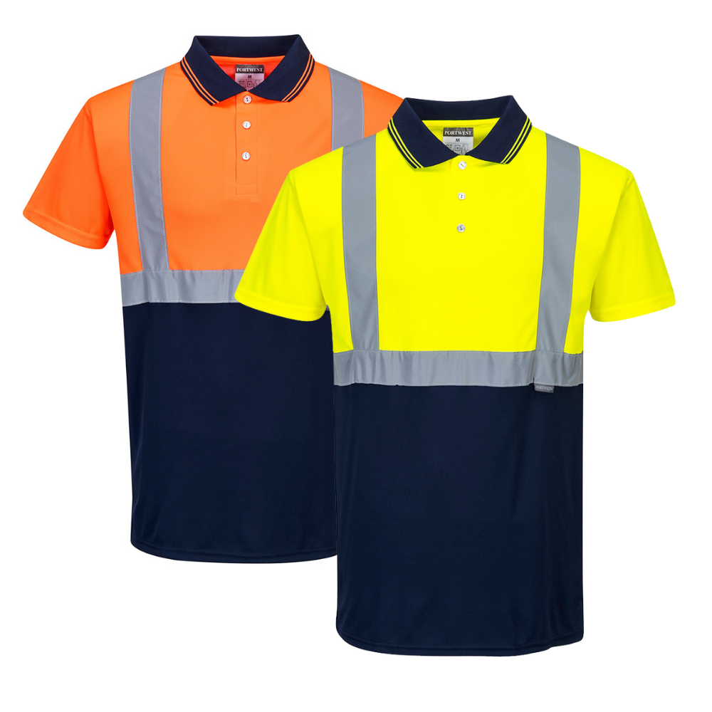 PORTWEST | TWO TONE POLO SHIRT CL1 | S479