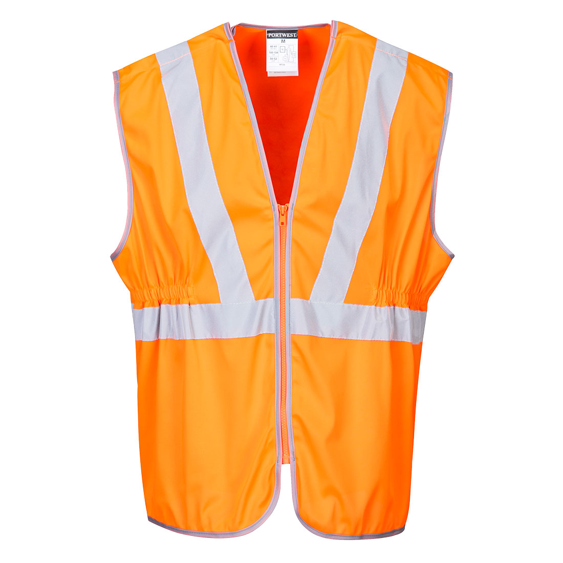 PORTWEST | ORANGE HI VIS LONG VEST | RT20