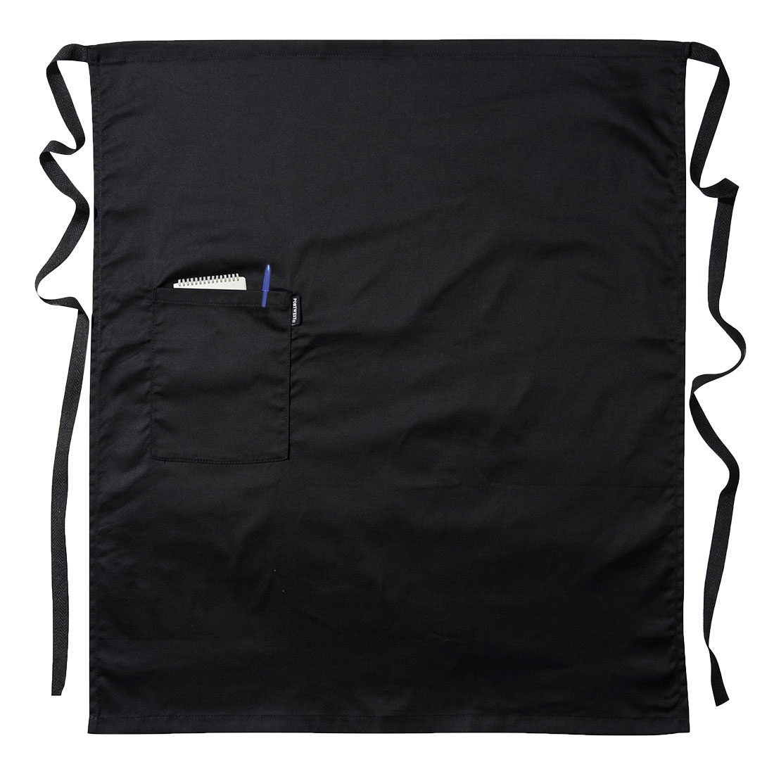 PORTWEST | WAIST APRON WITH SIDE PATCH POCKET BLACK ONE SIZE | S794BKR