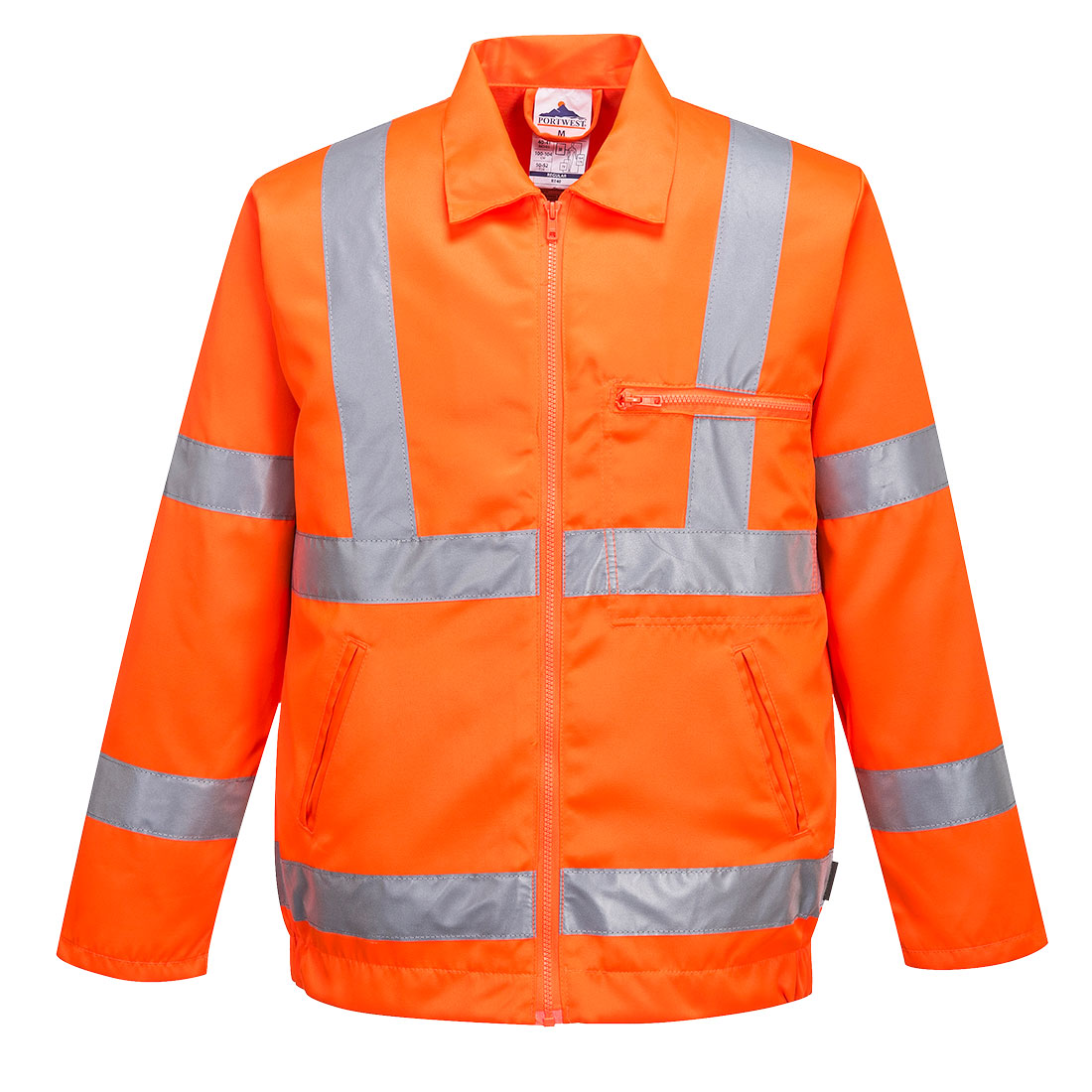 PORTWEST | HI VIS POLYCOTTON JACKET ORANGE | RT40