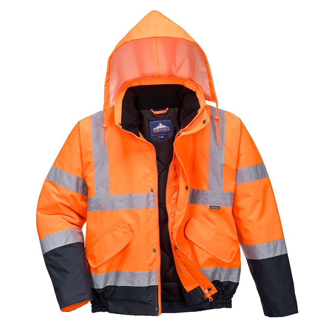 PORTWEST | HI VIS 2 TONE BOMBER JACKET | S266ON