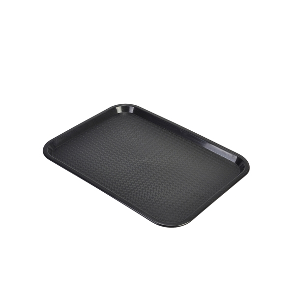 GENWARE | FAST FOOD TRAY BLACK LARGE X 1 | CT1418-03