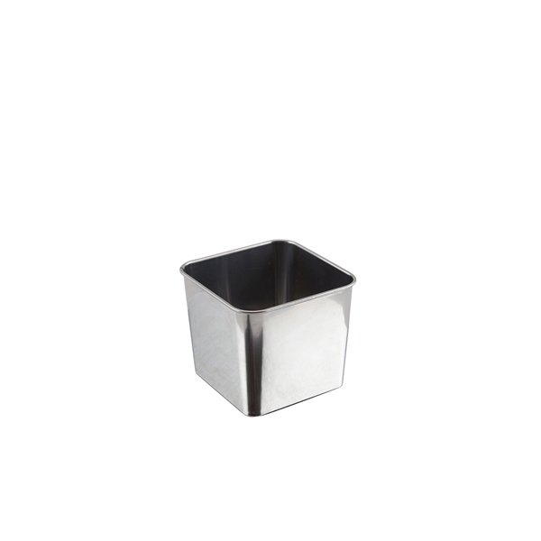 GENWARE | STAINLESS STEEL SQUARE TUB 8 X 8 X 6CM X 12 | SSQ8