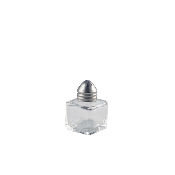 GENWARE | INDIVIDUAL GLASS PEPPER POT 30 X 30 X 50MM X 48 | 008-6