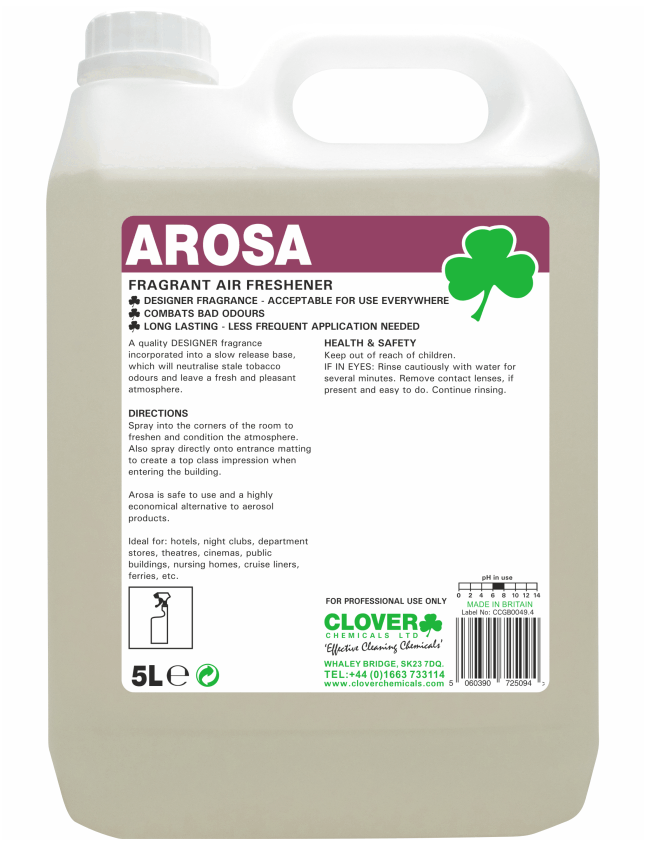 CLOVER (CHRISTEYNS) | AROSA AIR FRESHENER X 5 LTR | 812