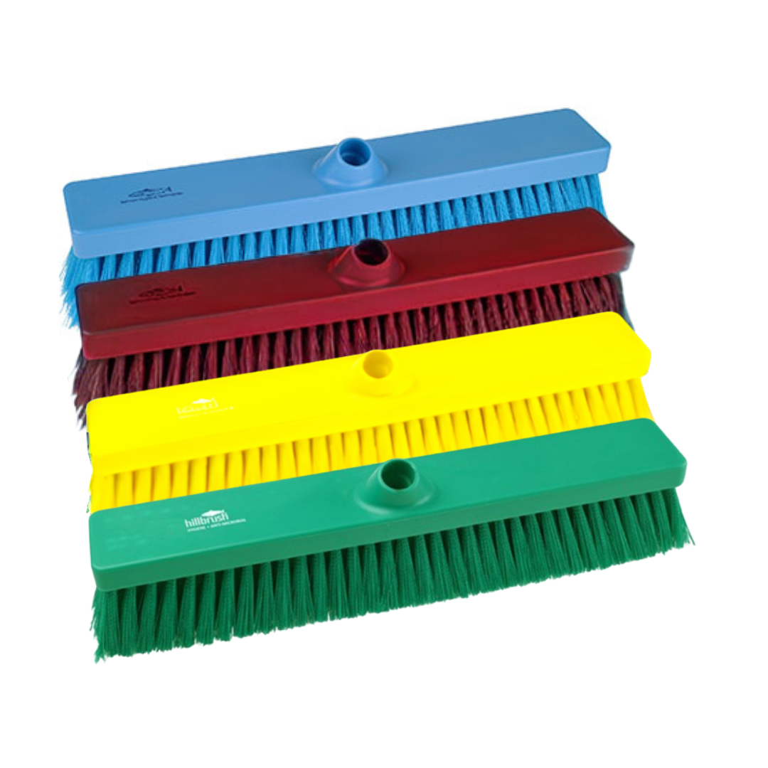 HILL BRUSH | 20" MEDIUM HYGIENE FLAT SWEEPING BROOM | B1657