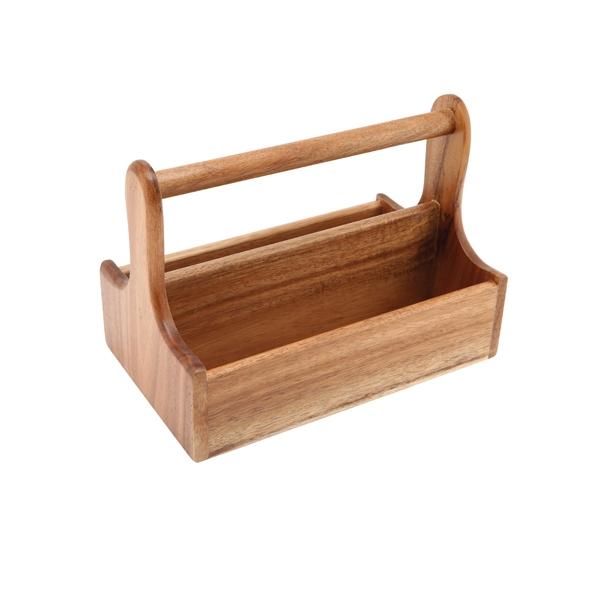 GENWARE | DARK WOOD TABLE CADDY | DWTC
