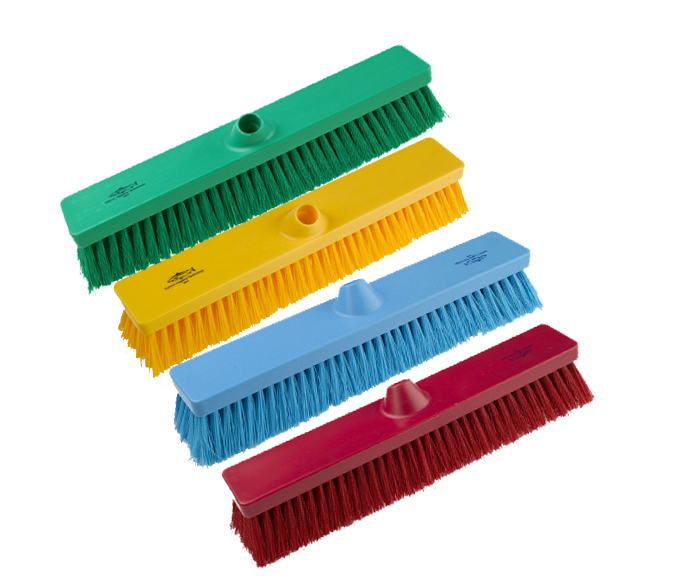 HILL BRUSH | 18" STIFF PREMIUM HYGIENE BROOM HEAD | B994