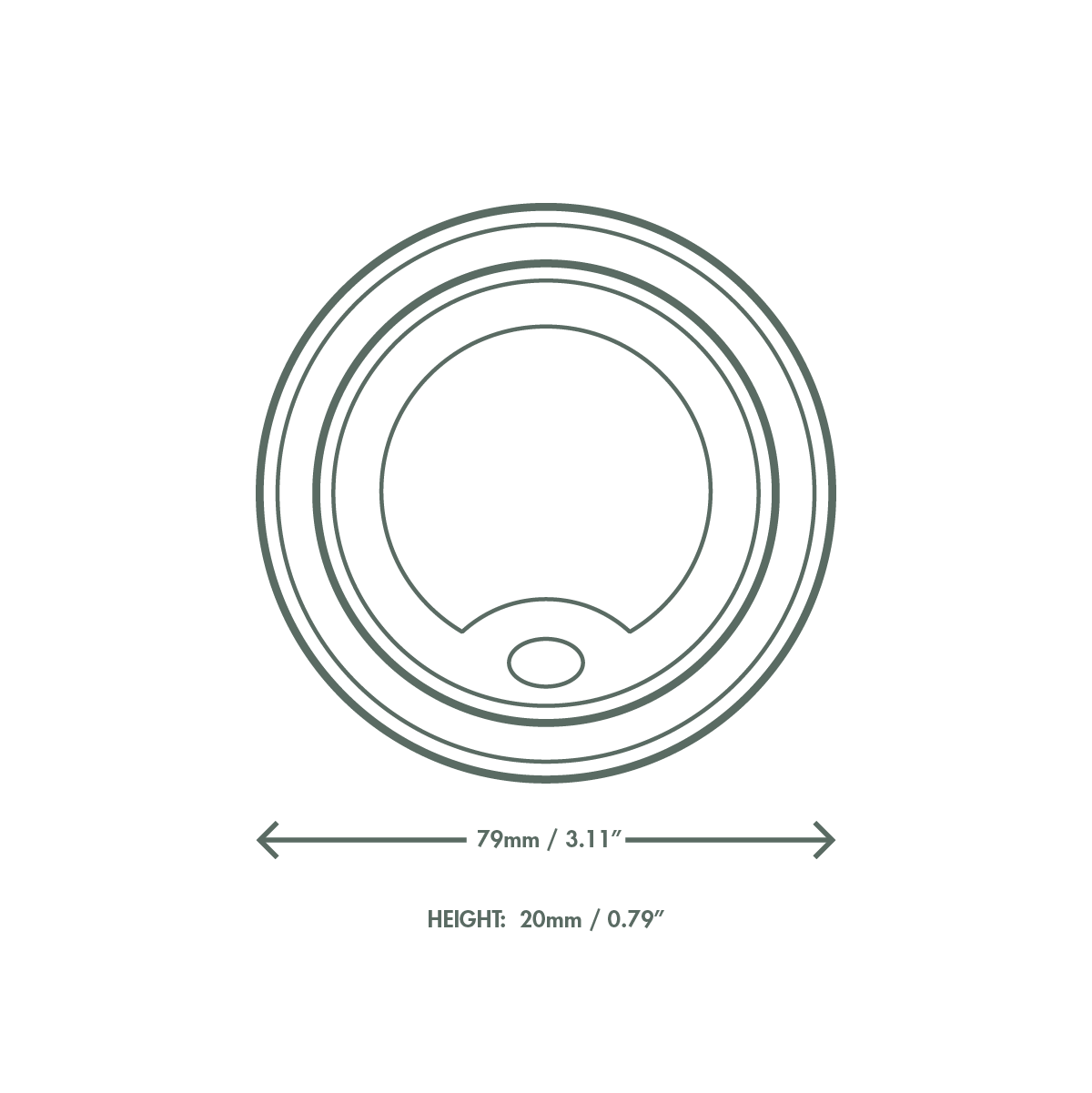 VEGWARE&#x20;&#x7C;&#x20;79-SERIES,&#x20;MOULDED&#x20;FIBRE&#x20;HOT&#x20;CUP&#x20;LID&#x20;X&#x20;1000&#x20;&#x7C;&#x20;BLID79