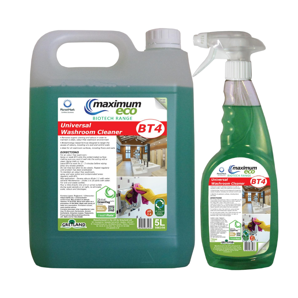 GREYLAND | MAXIMUM ECO BIOTECH BT4 WASHROOM CLEANER | BT4