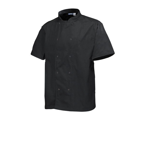 GENWARE | BASIC STUD JACKET (SHORT SLEEVE) BLACK S | NJ20-S