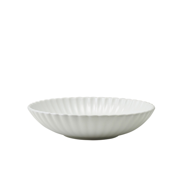 GENWARE | INCISE PORCELAIN SCALLOPED COUPE BOWL 20CM X 6 | CB-ISC20