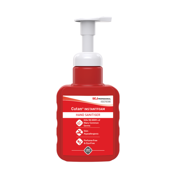 SC JOHNSON | DEB CUTAN FOAM HAND SANITISER 12 X 400ML | CFS400P | CFS400P