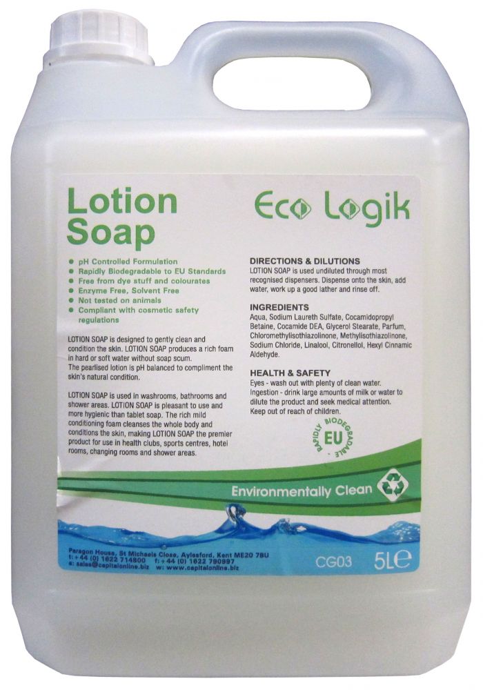 ECOLOGIK |  LOTION SOAP X 5 LTR | CG03