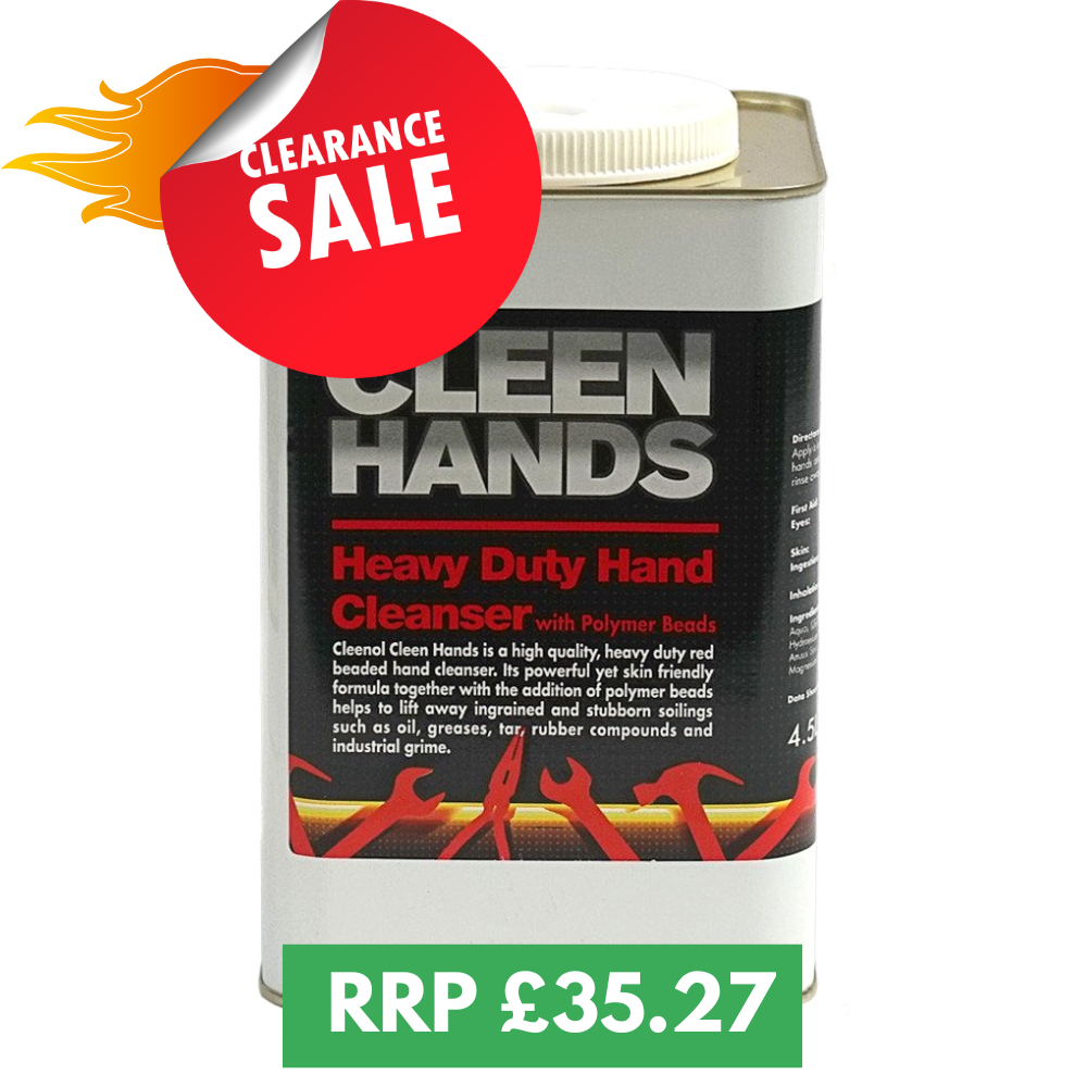 CLEENOL | CLEEN HANDS RED BEADED HAND CLEANER X 4.5 LTR | DXCH4X4.5