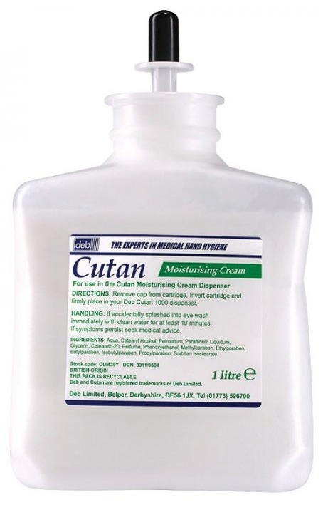 SC JOHNSON | DEB CUTAN MOISTURISING CREAM 6 X 1 LTR | CUM39Y | CUM39Y