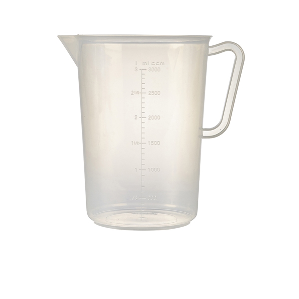 GENWARE | POLYPROPYLENE MEASURING JUG 3L | MJPP3