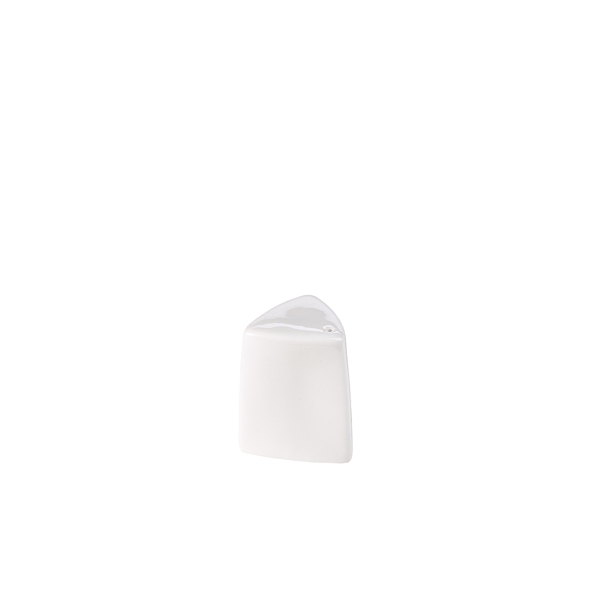 GENWARE | PORCELAIN TRIANGULAR SALT SHAKER 6CM X 6 | S303106