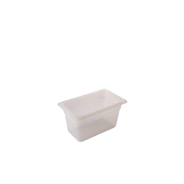 GENWARE | 1/6 -POLYPROPYLENE GN PAN 150MM CLEAR X 6 | PP16-150