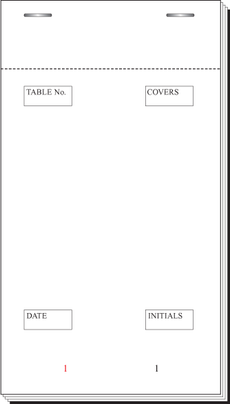 CARBON DUPLICATE RESTAURANT PAD – 3.75' × 6.5″ X 100 | PADS30