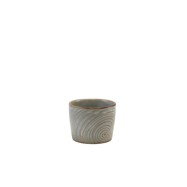 GENWARE | TERRA PORCELAIN GREY ORGANIC DIP POT 9CL X 12 | DP-PGG3