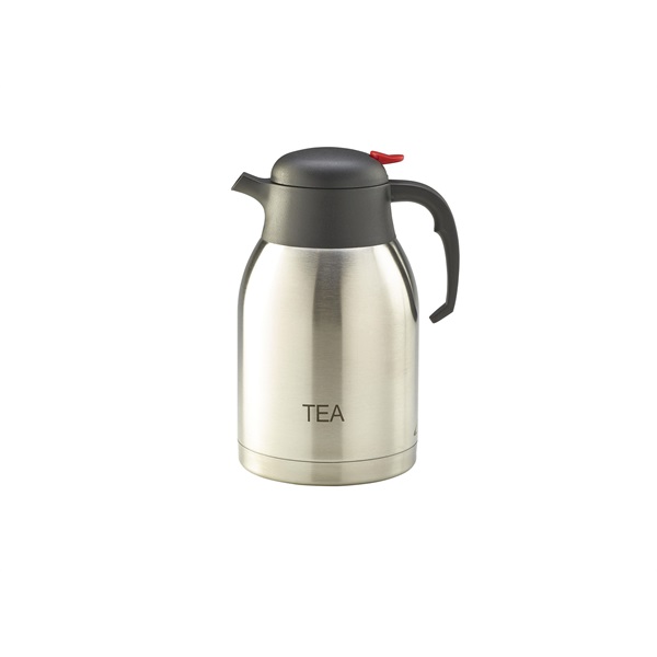 GENWARE | TEA INSCRIBED STAINLESS STEEL JUG 2 LTR | V2099TEA
