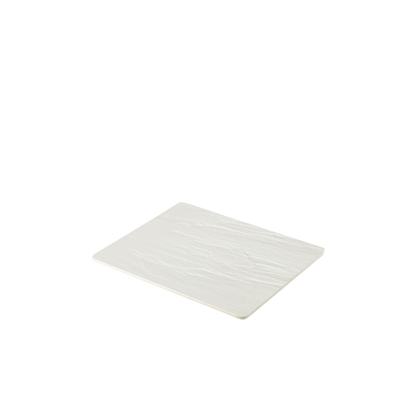 GENWARE | GENWARE WHITE SLATE MELAMINE PLATTER 32.5 X 26.5 CM | MEL12-SLW