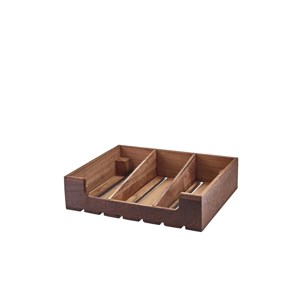 GENWARE | RUSTIC WOODEN DISPLAY CRATE GN 1/2 | TR328