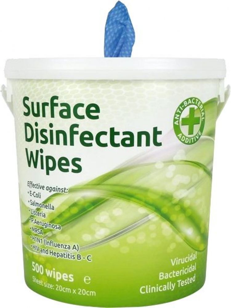 ECOTECH | SURFACE DISINFECTANT WIPES X 500 | EBSD500