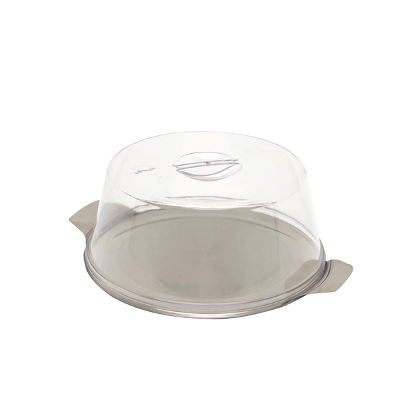 GENWARE |  STAINLESS STEEL CAKE PLATE 12" (PLATE ONLY) | 52049