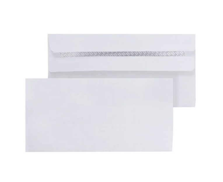 ENVELOPE WHITE 80 GSM DL NO WINDOW X 1000 | WX3454