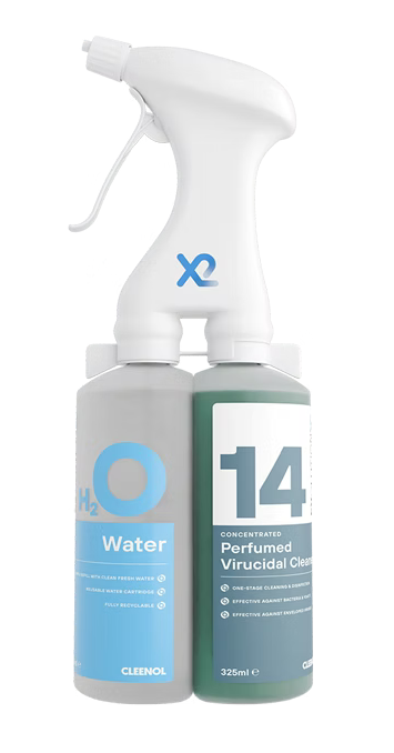 CLEENOL | X2 EVOLUTION EV14 PERFUMED VIRUCIDAL MULTI PURPOSE CLEANER 4 X 325ML | EV14/X2