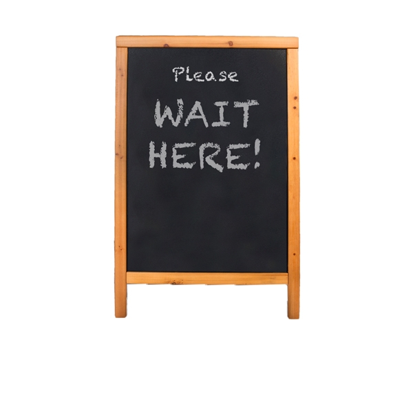 GENWARE | DUPLO A-BOARD 55X85CM TEAK | SBD-TE-85