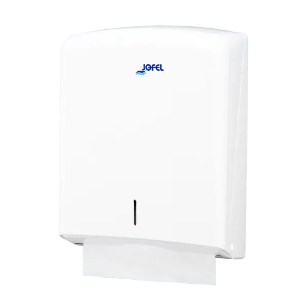 JOFEL | AZUR WHITE FOLDED HAND TOWEL DISPENSER | AH33000