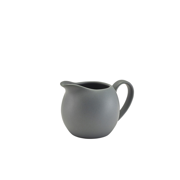 GENWARE |  PORCELAIN MATT GREY JUG 14CL/5OZ X 6 | 373114MG