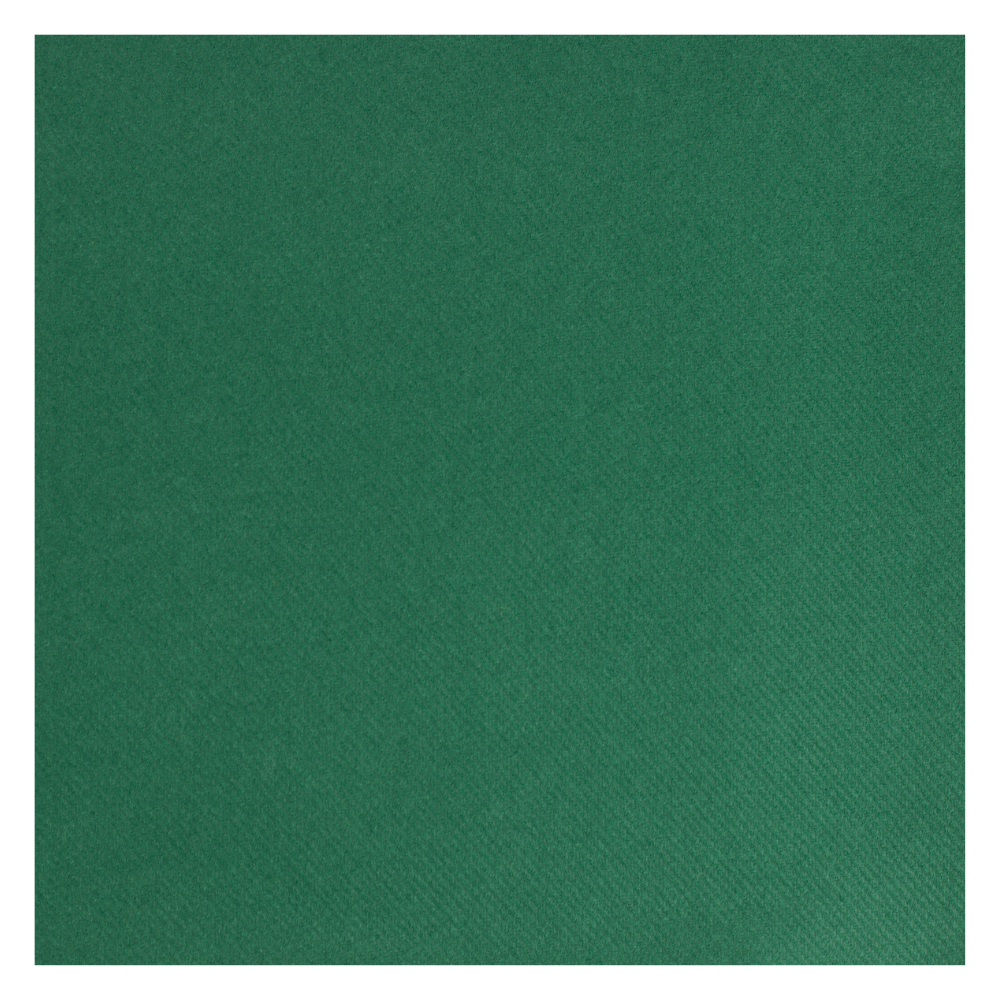 POPPIES | 3PLY 4 FOLD DINNER NAPKIN FOREST GREEN 40 X 40CM X 1000 | 4034FG | 42134