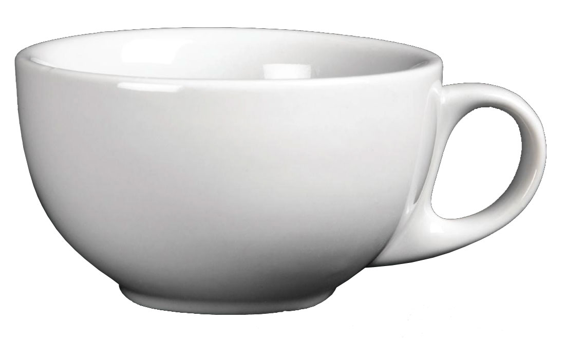 ATHENA | WHITE CAPPUCINO 10OZ CUP X 12 | GG870