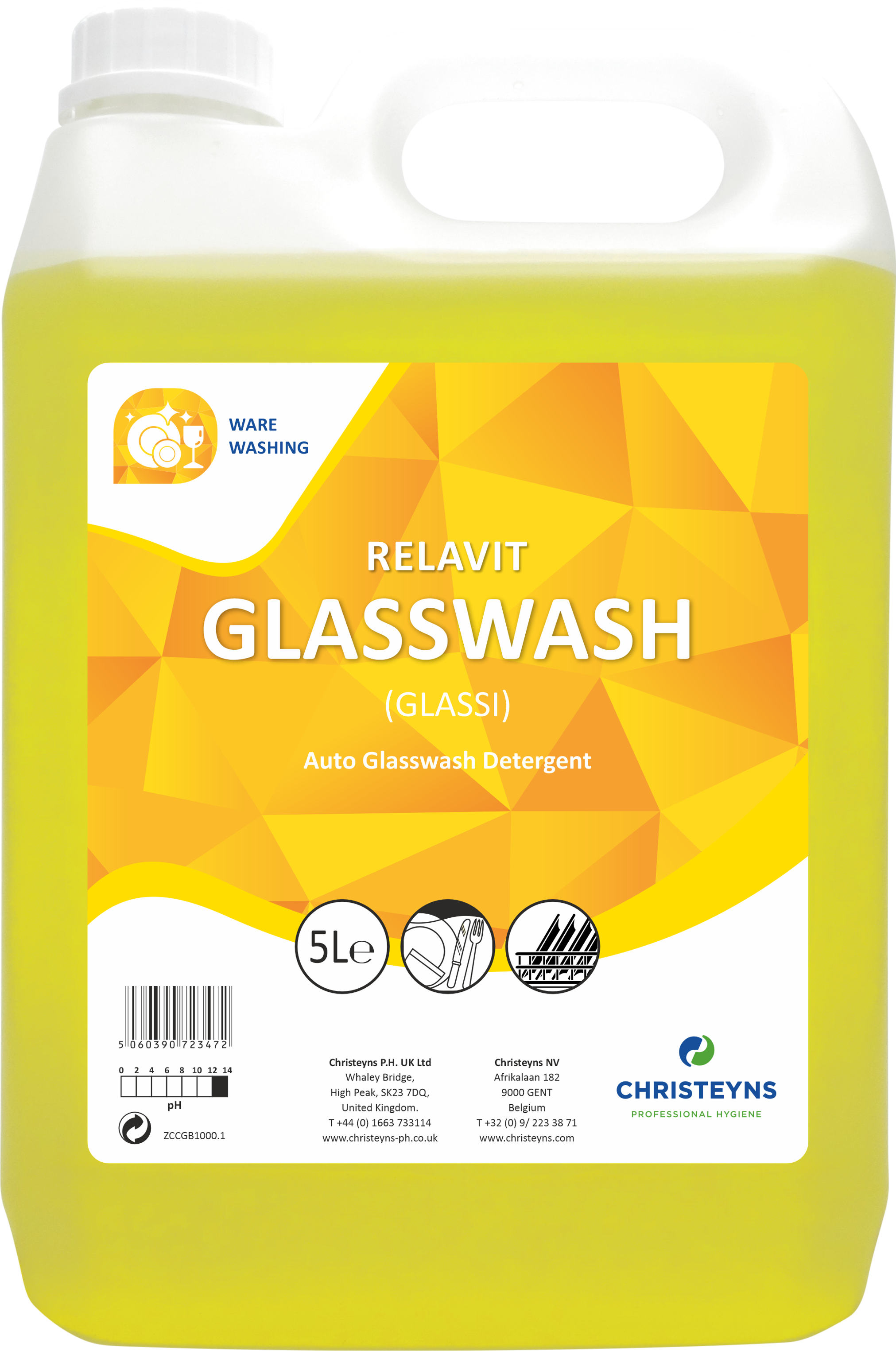 CLOVER (CHRISTEYNS) | RELAVIT GLASSWASH X 5L | 328