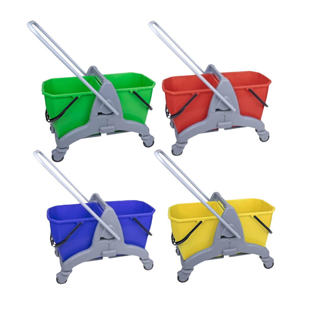 ROBERT SCOTT | DOUBLE MOP BUCKET C/W TROLLEY X 25 LTR | 101247