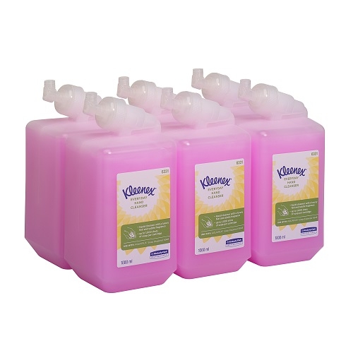KIMBERLY CLARK | KLEENEX EVERYDAY USE HAND CLEANSER 6 X 1 LTR | KC6331 | 6331