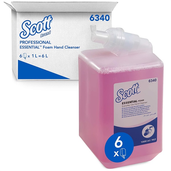 KIMBERLY CLARK | SCOTT ESSENTIAL FOAM SOAP 6 X 1 LTR | KC6340