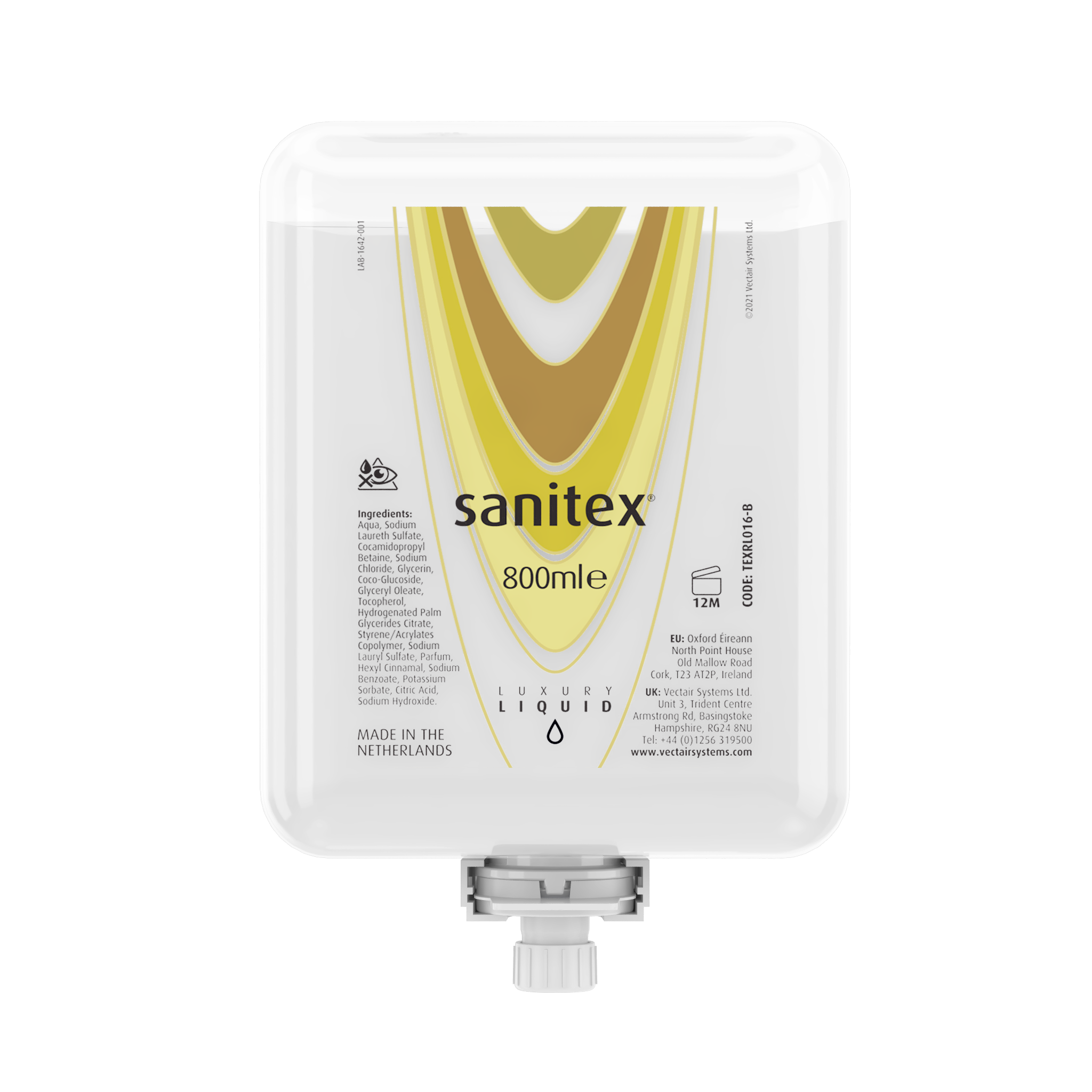VECTAIR | SANITEX LIQUID SOAP 6 X 800 ML | TEXRL016B | TEXRL016-B