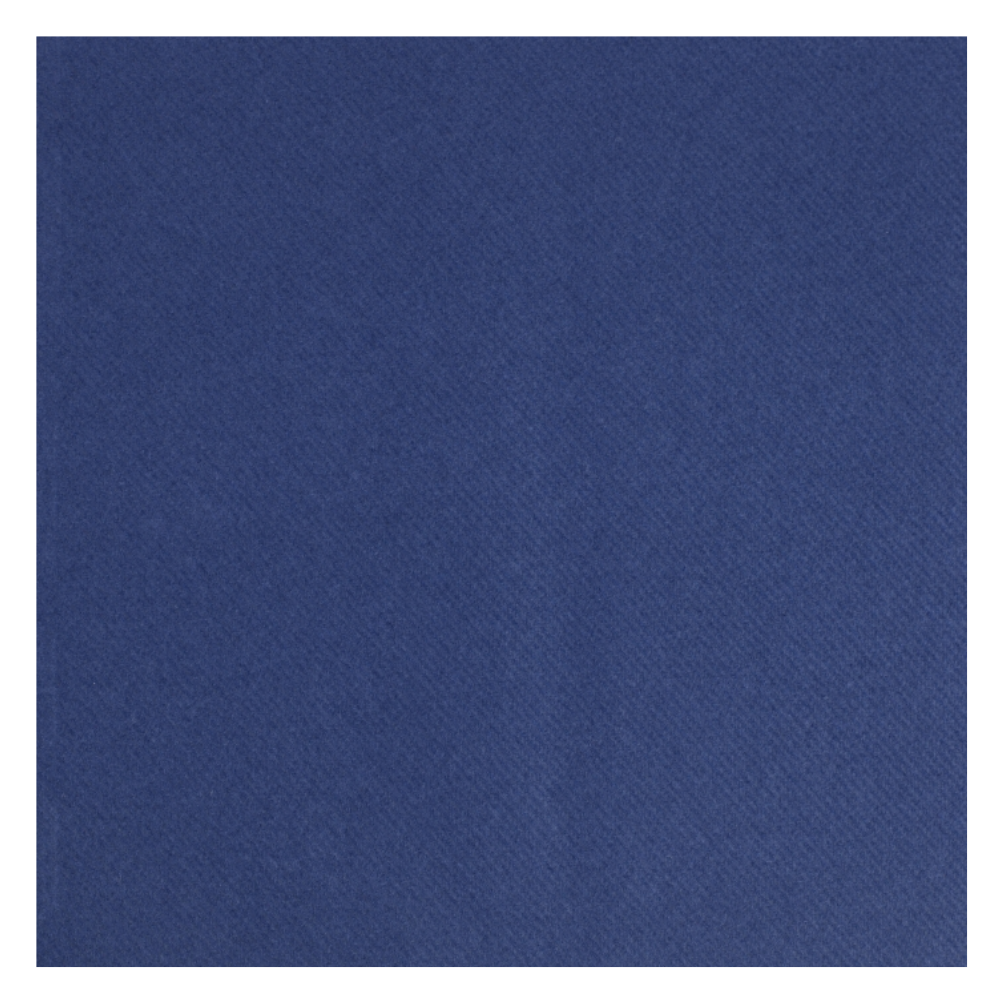 POPPIES | 3PLY 4 FOLD DINNER NAPKIN NAVY BLUE 40 X 40CM X 1000 | 4034NB | 42184