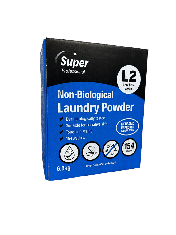 MIRIUS | SUPER PROFESSIONAL NON-BIOLOGICAL LAUNDRY POWDER X 154 WASH | 800-299-0025