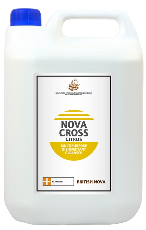 CLEENOL | NOVA CROSS CITRUS DISINFECTANT DEODOURISER X 5 LTR | BN1172