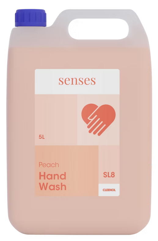 CLEENOL | SENSES PEACH HAND SOAP X 5 LTR | 072862X5